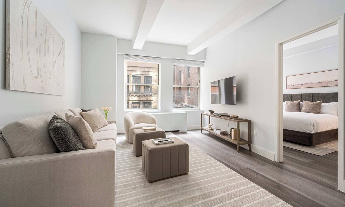Financial District Apartment | 17John: Luxury 3 Bed W/D in unit + GYM + Lounge
