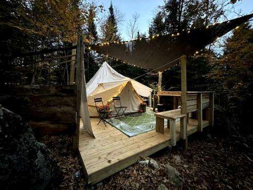 Hardwick Other | Canvas Bell Tent in the Woods in Hardwick, VT