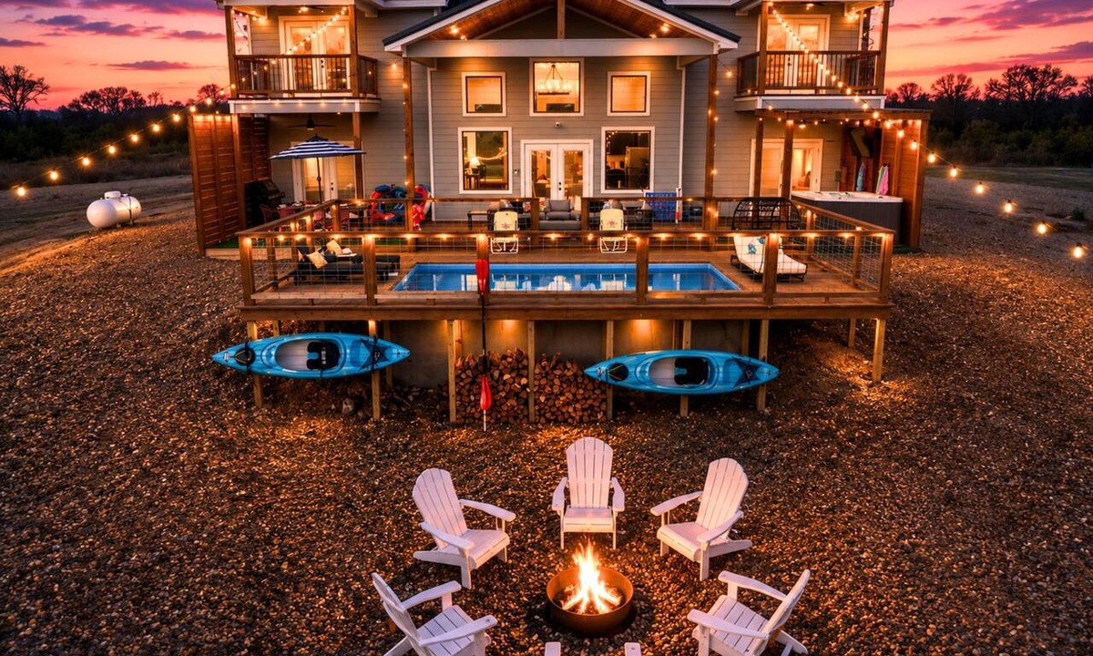 Broken Bow Cabin | Cozy River Getaway W/Heated Pool, Pool Table, Kayaks, Fishing | EV