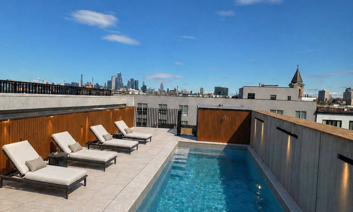 Hoboken Apartment | Hoboken Grand House- 3 Bedroom 2.5 Bathroom with a private rooftop