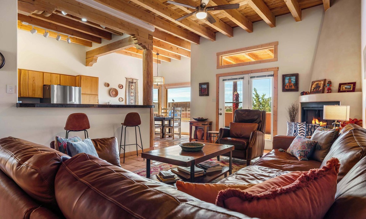 Eldorado at Santa Fe House | Laguna Azul - Patio, Mountain Views, Trails