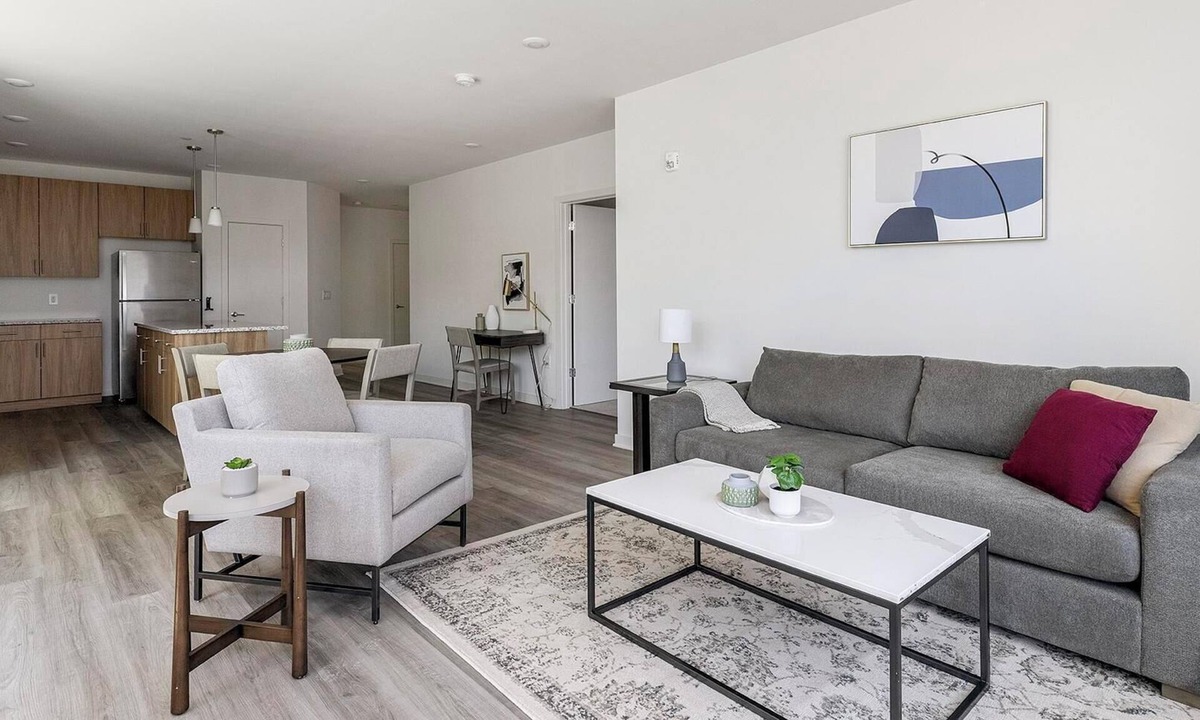Carteret Apartment | Landing | Incredible 2BD, Gym, Courtyard