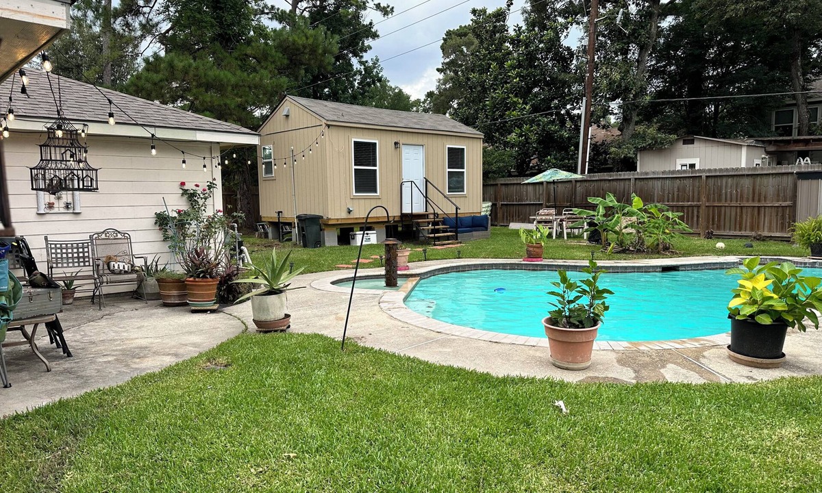 Spring Apartment | Private tiny home oasis with pool access.