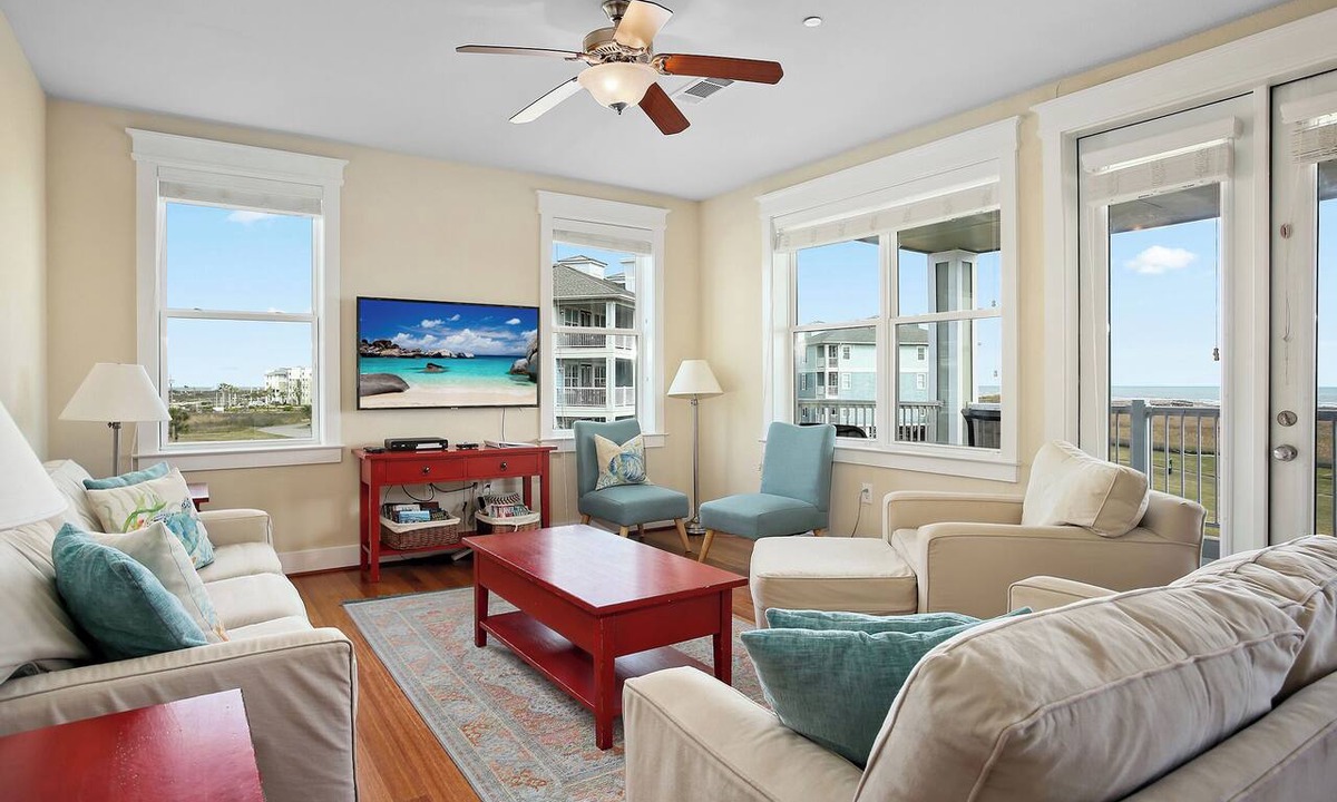 Galveston Condo | The Extra Pointe-Book 5+ nights & get 15% discount-Beach View. 3BD/2BA.