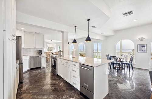 Indian Beach House | 125ft of Beachfront, Private Walkover and Lawn, Front Row Views, Sleeps 14