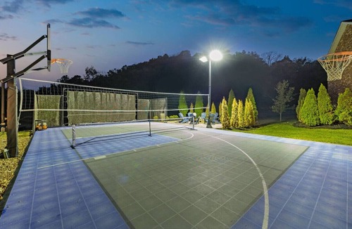 Hendersonville House | A Resort-Style Luxury Getaway With Pickleball Ct