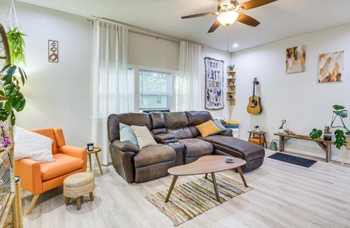 Republic House | Boho Home w/Deck & Yard in Republic, Pets Welcome
