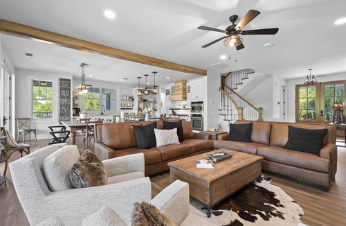 Lake Lure House | Brand New LAKE FRONT-6 BR 7 BA home with direct views of Rumbling Bald