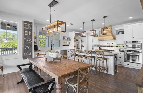 Lake Lure House | Brand New LAKE FRONT-6 BR 7 BA home with direct views of Rumbling Bald