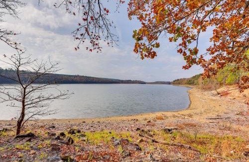 Kirby House | Bring Your Boat: Family Home Steps to Lake Greeson