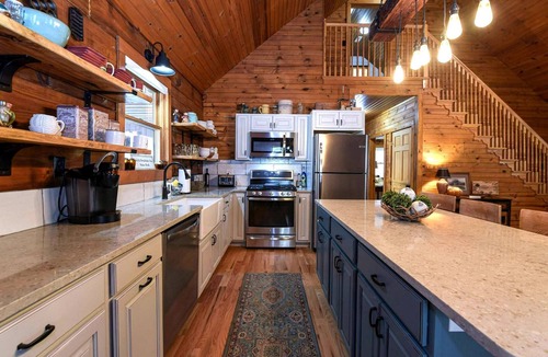 Saluda Cabin | Charming Blue Ridge Cabin w/Private Pond & Waterfall | Deer Haven by AvantStay
