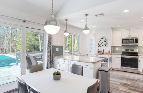 Northwest Harbor House | Charming East Hampton Home, Private Pool, Fenced in Yard, Perfect For Families