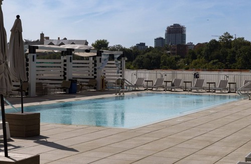 Historic Downtown Apartment | Chique Loft 10 Min from NYC with Gym, Pool, Sauna