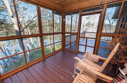Mill Spring Ski Chalet | Escape to Tranquility: Stunning Lakefront Mountain Chalet with Breathtaking View