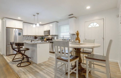 Collier Heights House | Fire Pit & Deck: Home 7 Mi to Mercedes-Benz!