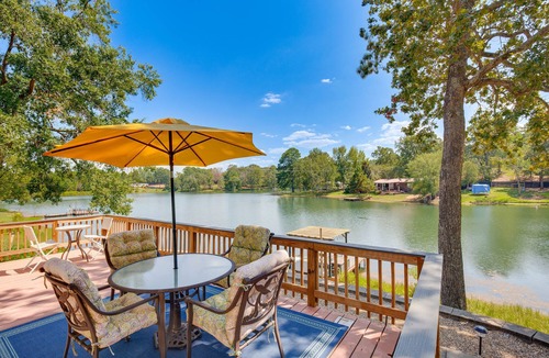 Kilgore House | Kilgore Lakefront Home w/Private Dock & Pier!