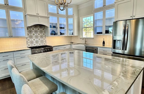 Key Allegro House | Luxury 6-bedroom waterfront with pool, & jet ski lift on serene Island