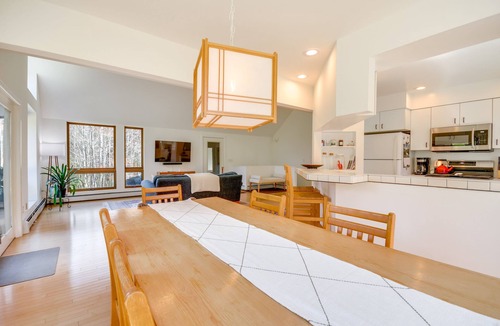 Morrisville House | Peaceful Vermont Hideaway Near Stowe | Wooded View