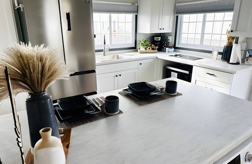 Pecos Apartment | Private Studio Suite with Queen and Full Beds, Full Kitchen and In-Unit Laundry