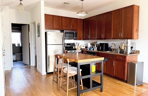 Crown Heights Apartment | Prospect Heights/Clinton Hill. 2 balconies, elevator, top floor, washer/dryer