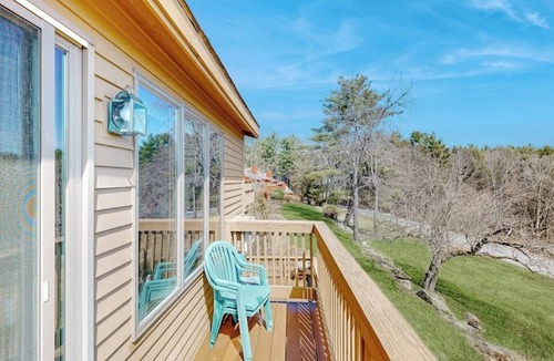 Quechee House | Saltbox townhome with views & fireplace - near Quechee Club, golf, & skiing