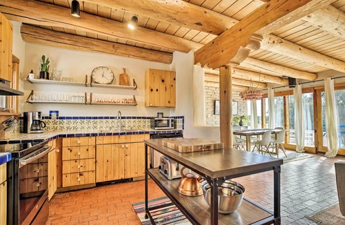 Eldorado at Santa Fe House | Santa Fe Desert Adobe Retreat - Mountain Views