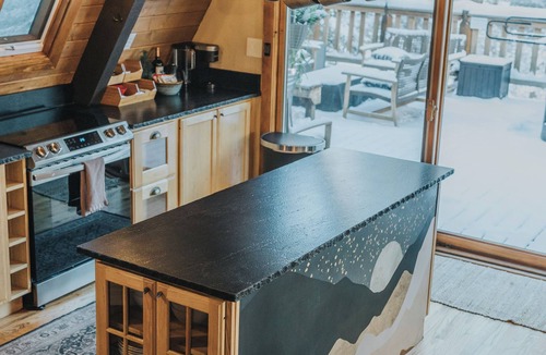 Spring Valley Cabin | Secluded Mountain A-Frame: Large Deck, Hot Tub, & BBQ, by Forest & Peak Retreats