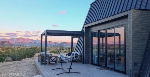 Study Butte-Terlingua House | Stardust Big Bend Luxury A-Frame#5 great views