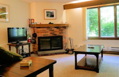 Bromley Mountain Condo | Walkout this trailside, Bromley's Bower House condo