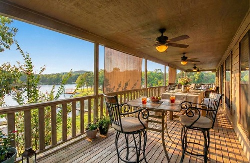 Mid America House | Waterfront, hot tub, dock with multi slips,pets OK