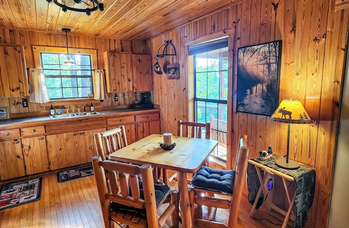 Boswell Cabin | WATERFRONT - Piney Creek Access - Free Kayaks - Sweeping Views - Cliffside Cabin