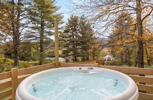 Johnson Cabin | Whimsical Vermont Cabin | Hot Tub, Sauna & Views
