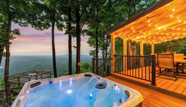 Arkansas Gran Canyon View Hot Tub Observation Deck
