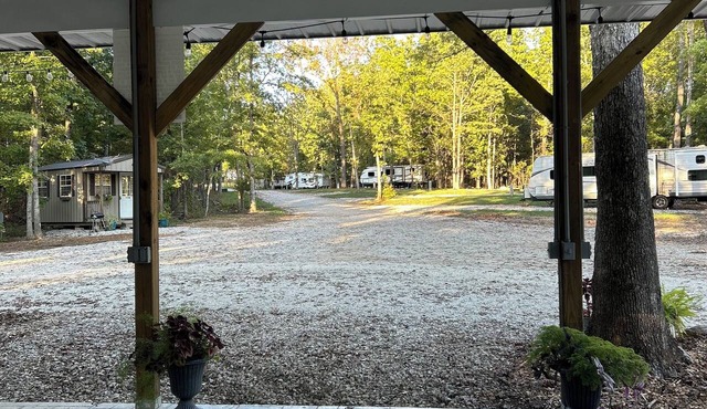 Cozy 1-bedroom cabin in quiet campground surrounded by nature.