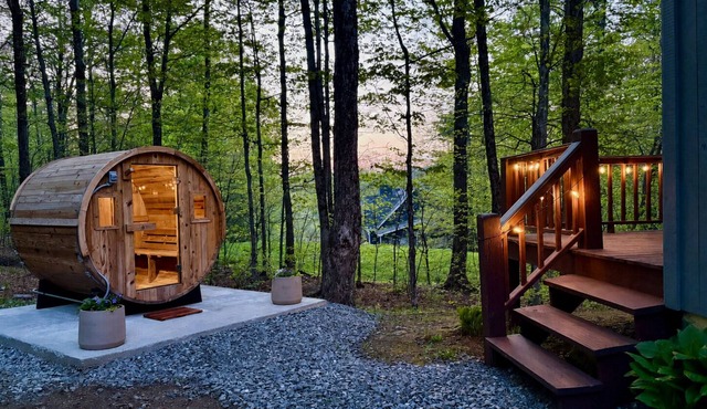 Dover Summer Specials-Barrel Sauna, Fire Pit, Hot Tub, Game Room, Dogs Welcome!