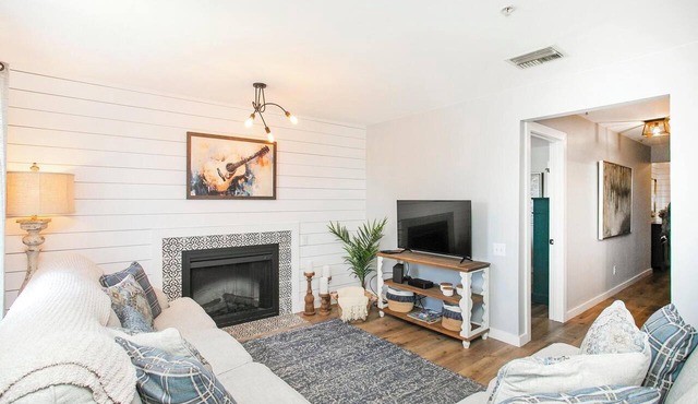 Downtown Riverside Condo with Pool.