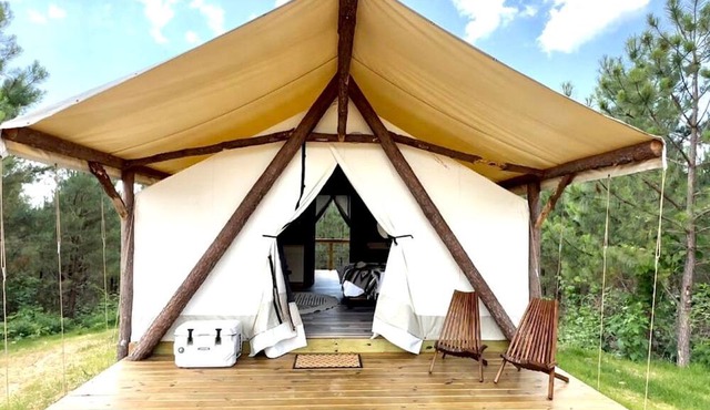 Entire Safari Tents Campground Ideal for Large Groups in Kentucky