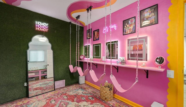 Glam Suite w/Swings | Bach Pad | Pool | Downtown