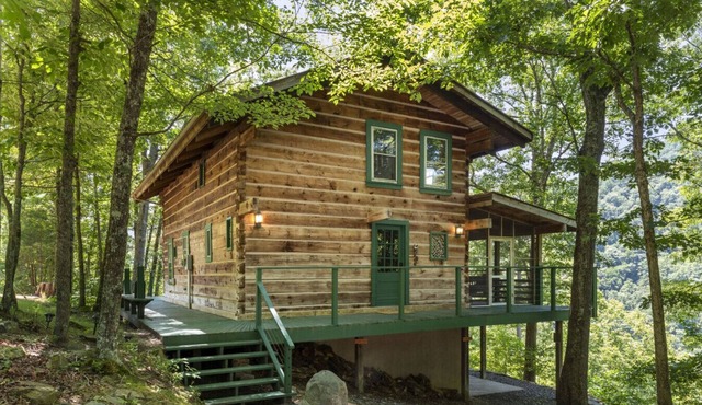 Grandpa Dans Cabin+Mtn River view 34 acre retreat