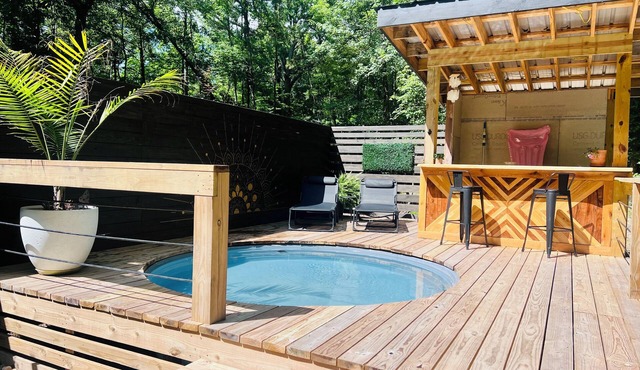 Haven in the woods-Plunge Pool-Soaking Tub-minutes to National Park