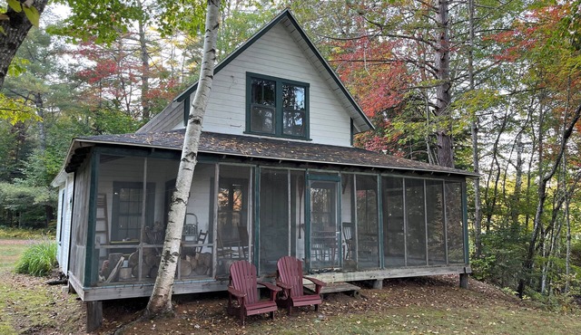 Quiet rustic camp at beautiful Sebec Lake.boating, fishing, swimming, hiking.