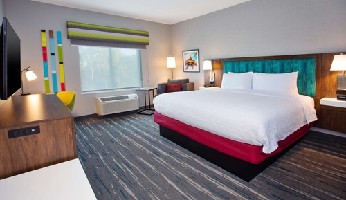 Room, 1 King Bed, Refrigerator & Microwave