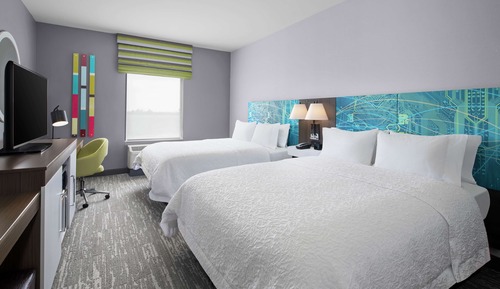 Room, 2 Queen Beds, Accessible, Refrigerator & Microwave (Hearing)