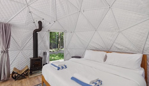 Deluxe Tent, 1 King Bed, Park View