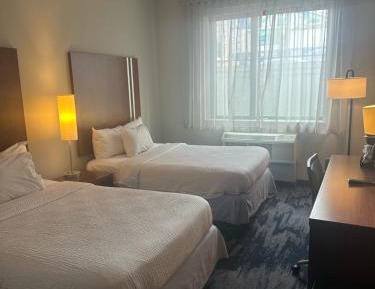 Double Room with Two Double Beds and Balcony